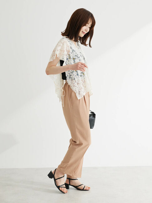 Green Parks「・SUGAR　SPOON　2way刺繍レースベスト」|ベスト・ジレ|