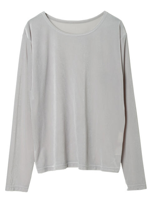 armonia「クルーネックシアーベロアプルオーバー」|インナー|