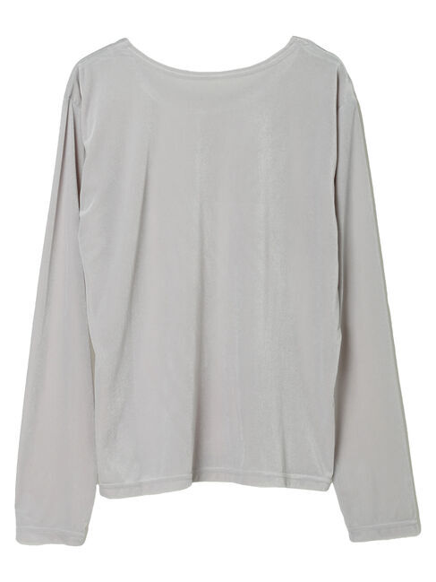 armonia「クルーネックシアーベロアプルオーバー」|インナー|