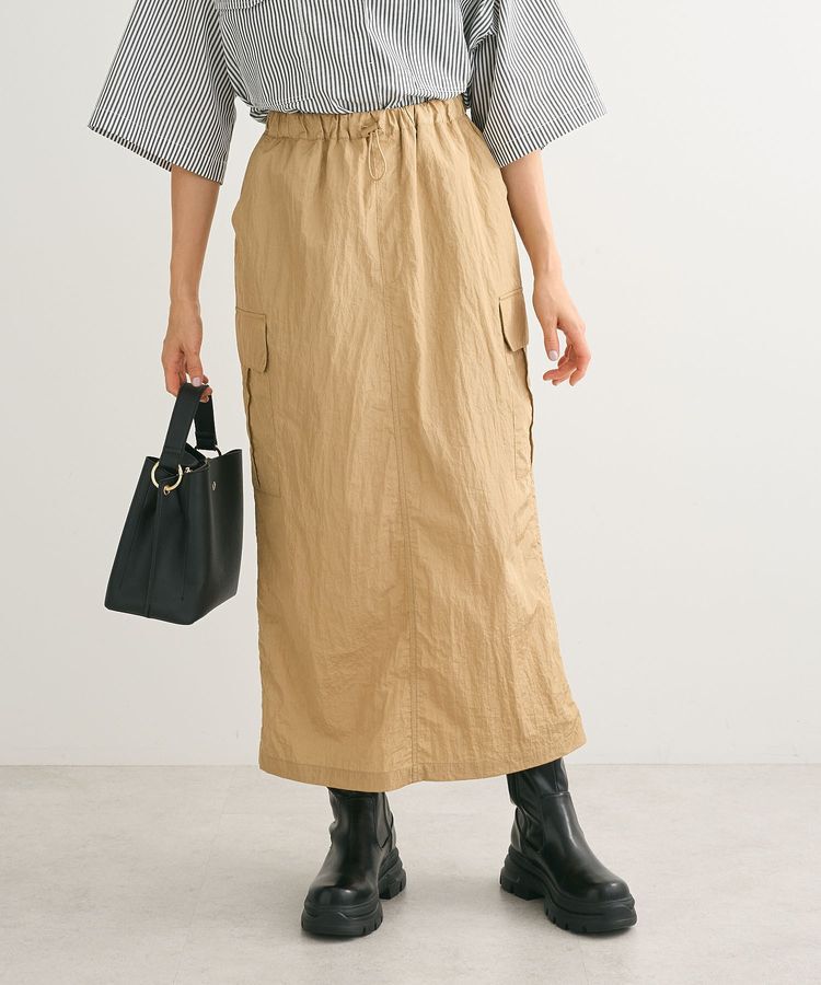 Green Parks「シャイニーカーゴスカート」|スカート|