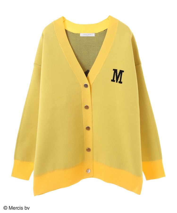 Green Parks「Miffy/フェイスジャガードニットカーディガン」|カーディガン|Yellow