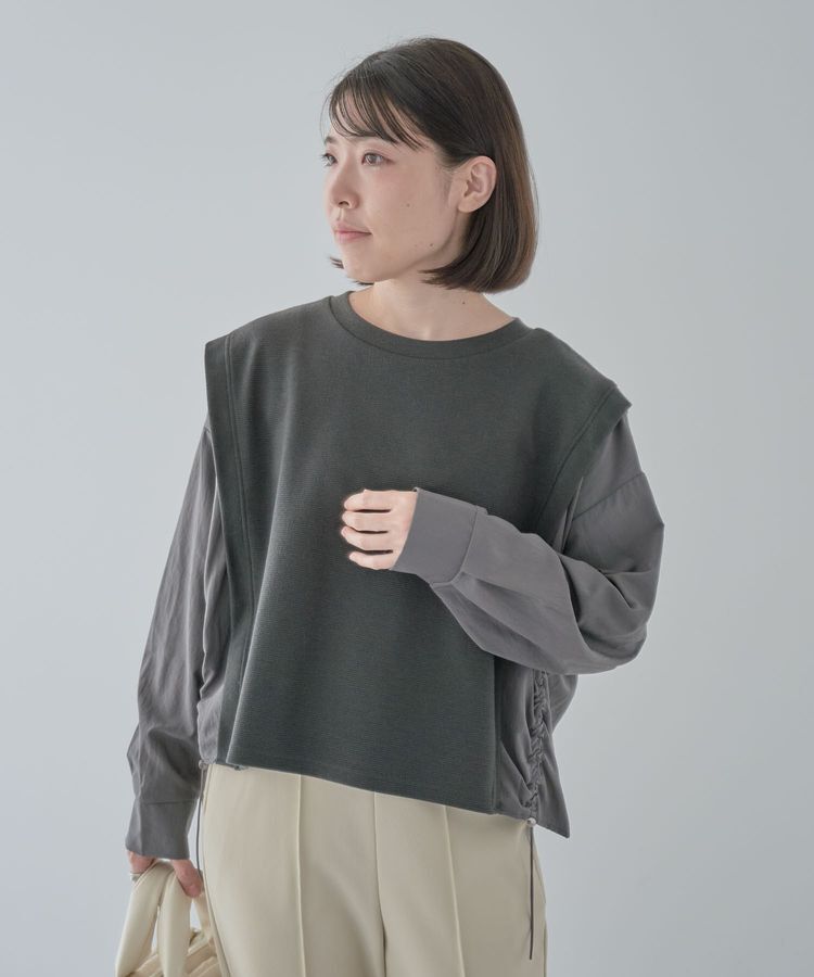 armonia「リップルドッキングシャーリングプルオーバー」|Tシャツ・カットソー|