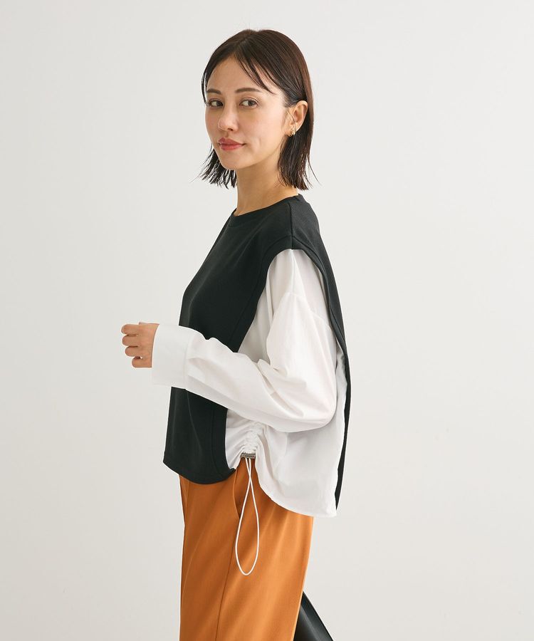 armonia「リップルドッキングシャーリングプルオーバー」|Tシャツ・カットソー|