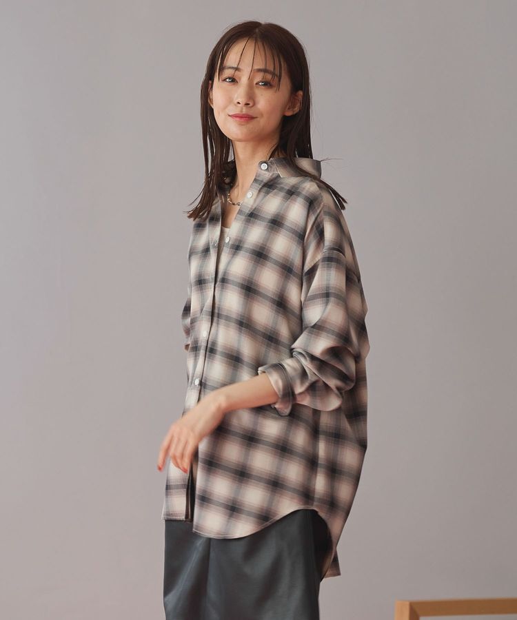 Green Parks「オンブレーチェックライトシャツ」|シャツ・ブラウス|