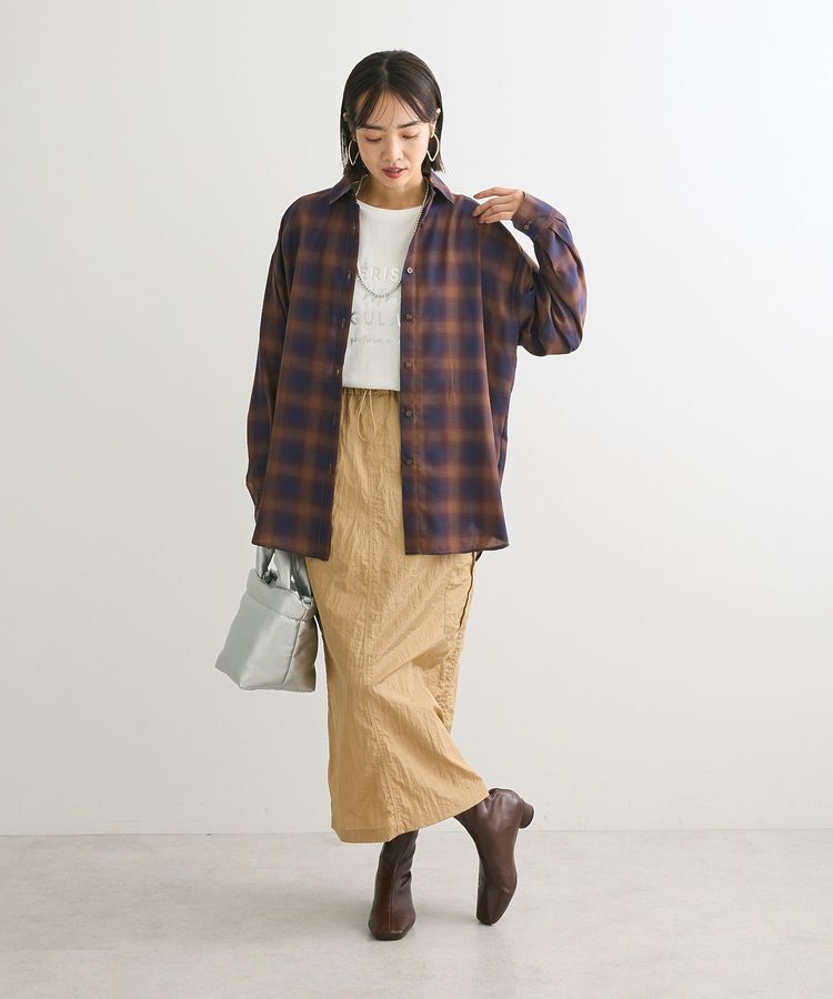 Green Parks「オンブレーチェックライトシャツ」|シャツ・ブラウス|