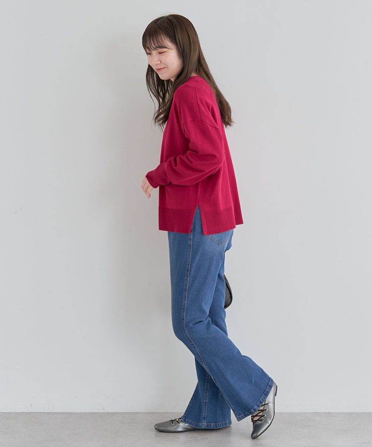 Green Parks「洗える Vネックカーディガン」|カーディガン|