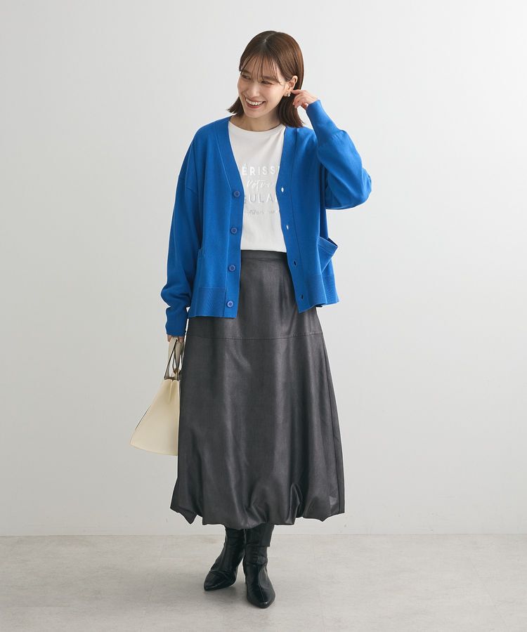 Green Parks「洗える Vネックカーディガン」|カーディガン|