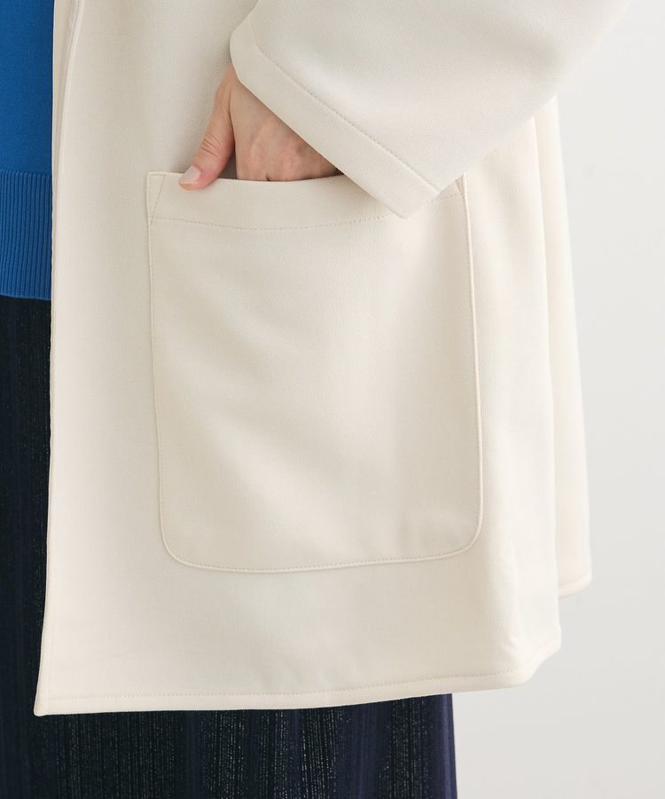 Green Parks「ポンチフード付きカットカーディガン」|カーディガン|