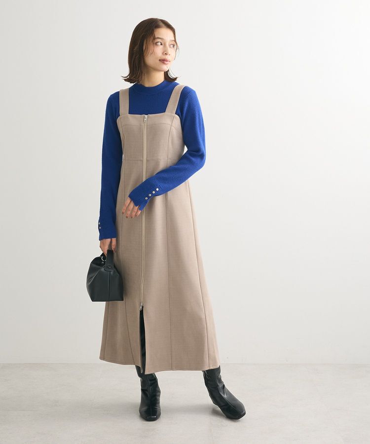 Green Parks「・ELENCARE DUE スエードポンチジャンスカ」|ジャンパースカート|