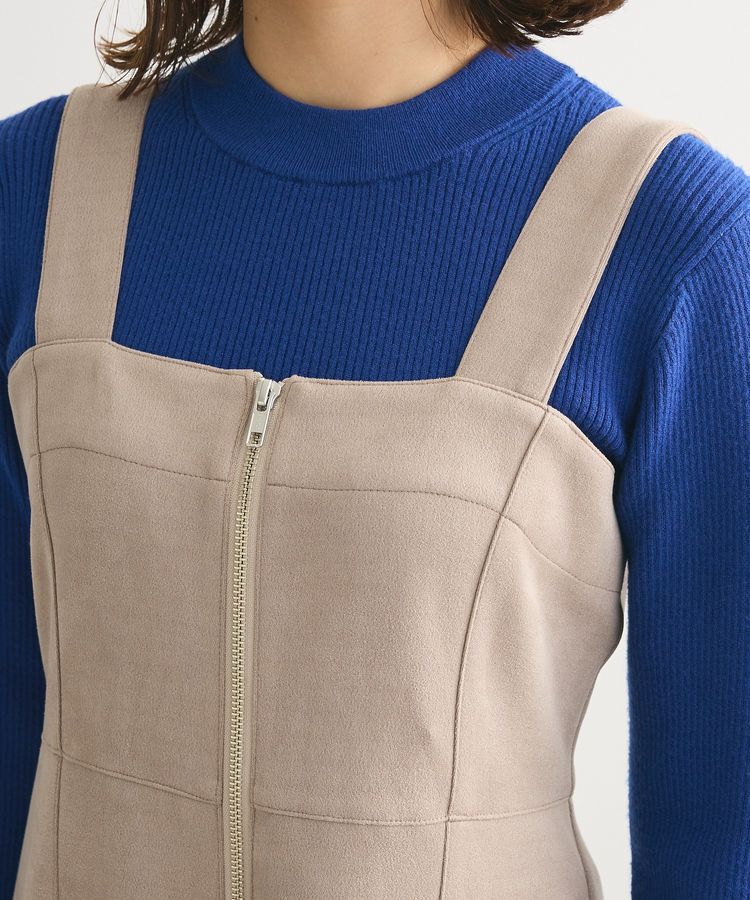 Green Parks「・ELENCARE DUE スエードポンチジャンスカ」|ジャンパースカート|