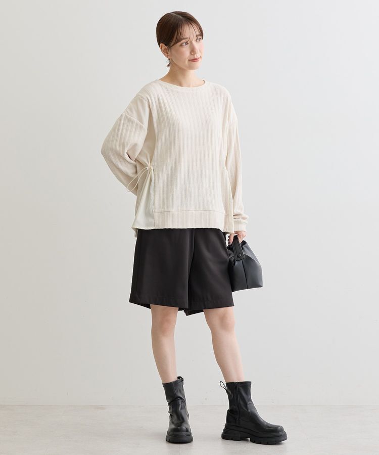 Green Parks「ベロアドッキングプルオーバー」|ニット・セーター|