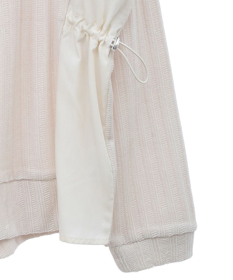 Green Parks「ベロアドッキングプルオーバー」|ニット・セーター|