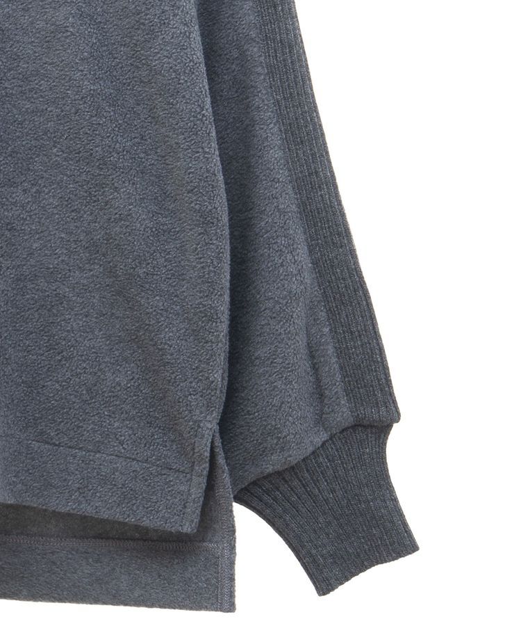 Green Parks「フリース袖リブドッキングプルオーバーⅡ」|スウェット・ジャージ|