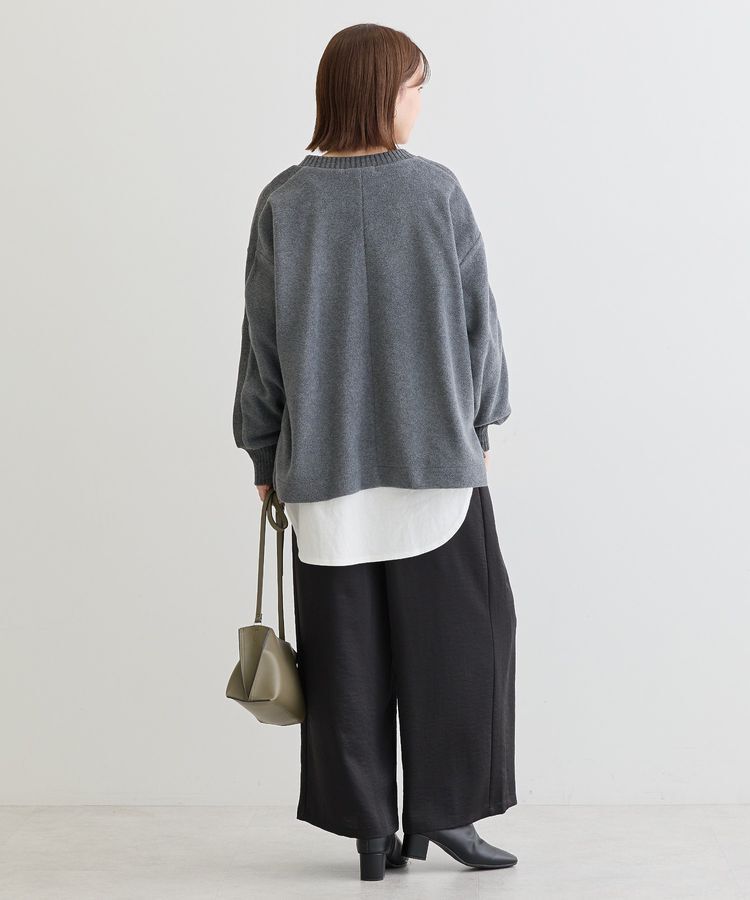 Green Parks「フリース袖リブドッキングプルオーバーⅡ」|スウェット・ジャージ|