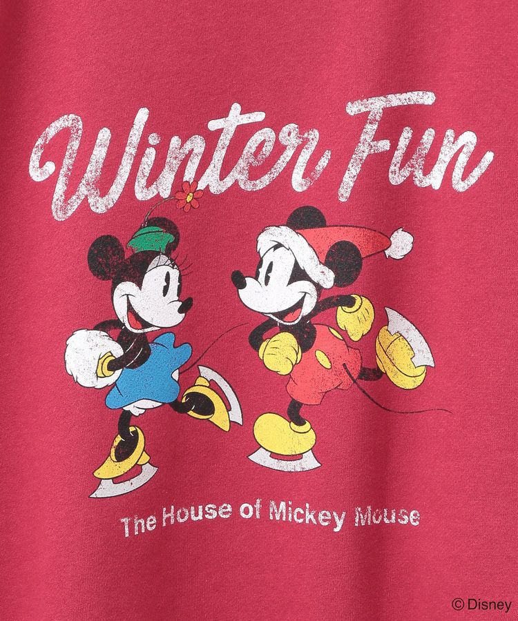 Green Parks「ミッキー&フレンズ/半起毛裏毛プルオーバー」|Tシャツ・カットソー|