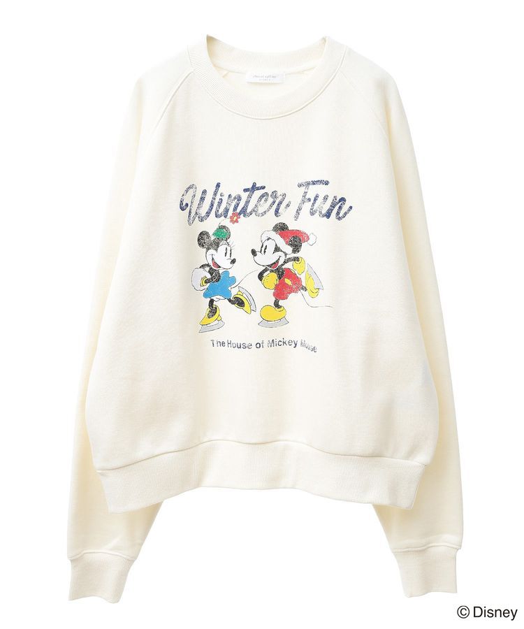 Green Parks「ミッキー&フレンズ/半起毛裏毛プルオーバー」|Tシャツ・カットソー|