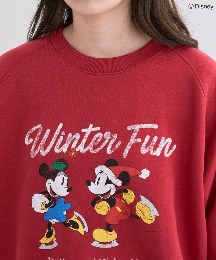 Green Parks「ミッキー&フレンズ/半起毛裏毛プルオーバー」|Tシャツ・カットソー|