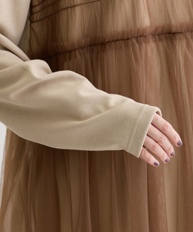 Green Parks「・ELENCARE DUE チュールレイヤープルオーバー」|Tシャツ・カットソー|