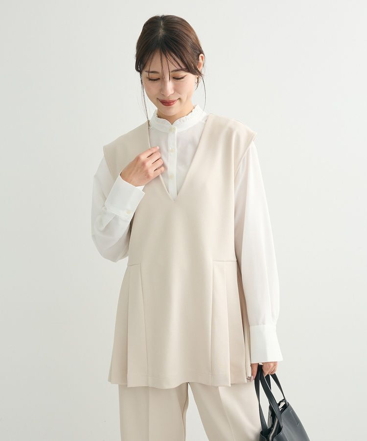 Green Parks「フリルカラーシャツ」|シャツ・ブラウス|