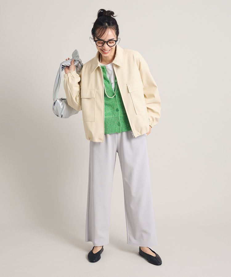 Green Parks「フェイクレザージャケット」|テーラードジャケット|