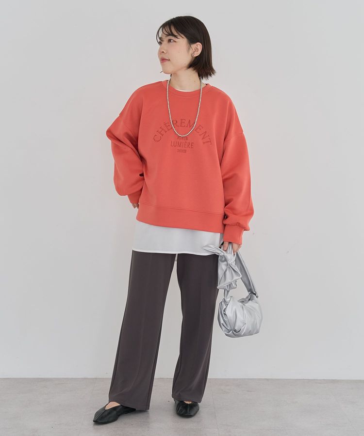 Green Parks「ロゴ刺繍ダンボールプルオーバー」|Tシャツ・カットソー|