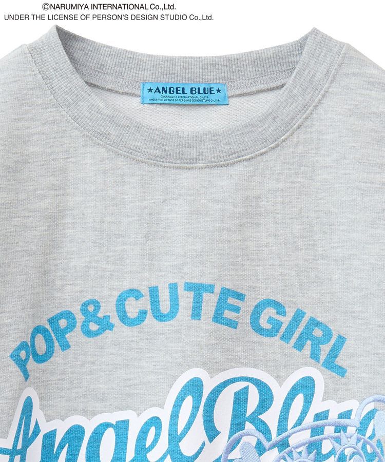 Green Parks「ANGEL BLUE長袖ロゴ刺繍プルオーバー」|スウェット・ジャージ|