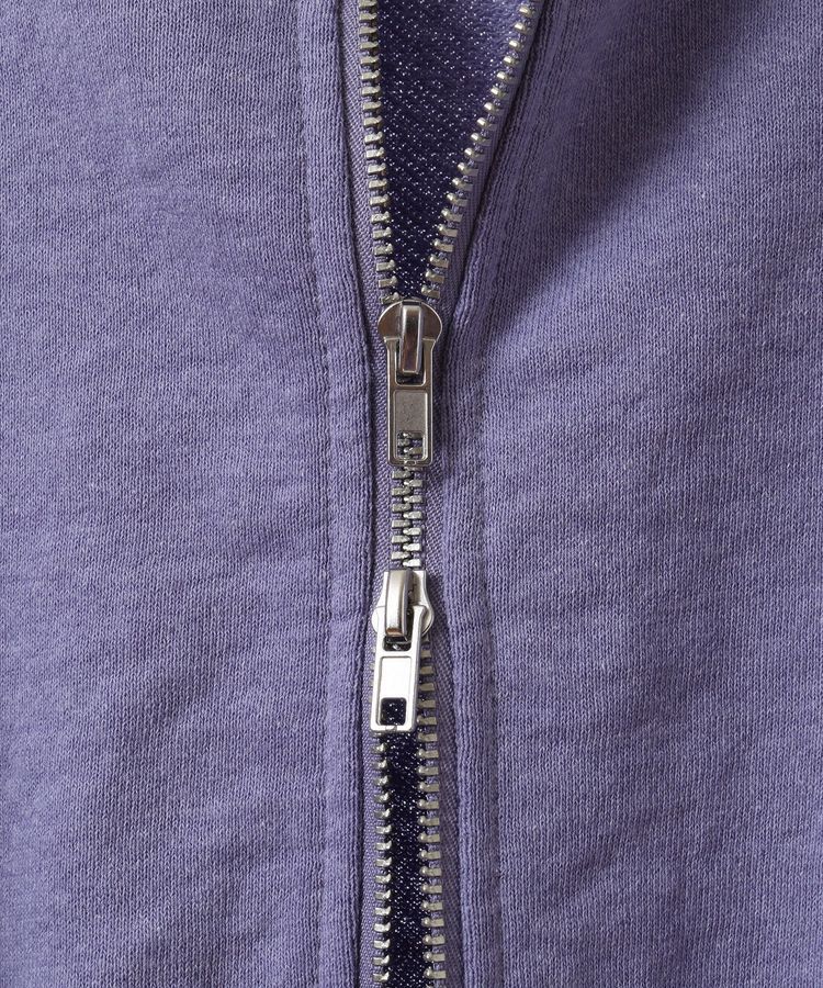 Green Parks「ヴィンテージ風zip裏毛カーディガン」|カーディガン|