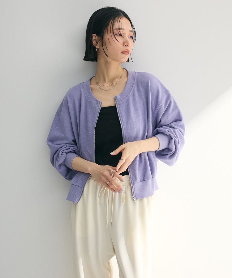 Green Parks「ヴィンテージ風zip裏毛カーディガン」|カーディガン|