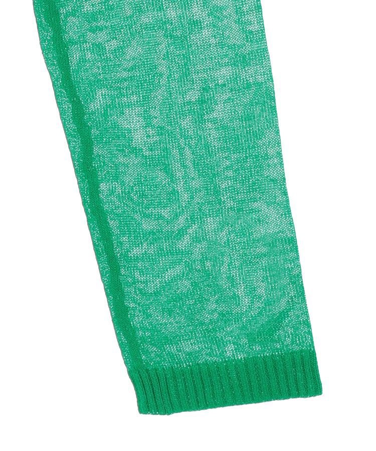 Green Parks「・ANDSEARCH コード刺繍シアーニット」|ニット・セーター|