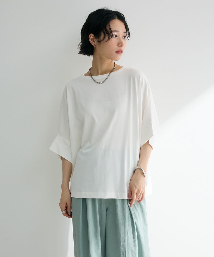 Green Parks「冷やっとすずやかドルマンプルオーバー」|Tシャツ・カットソー|