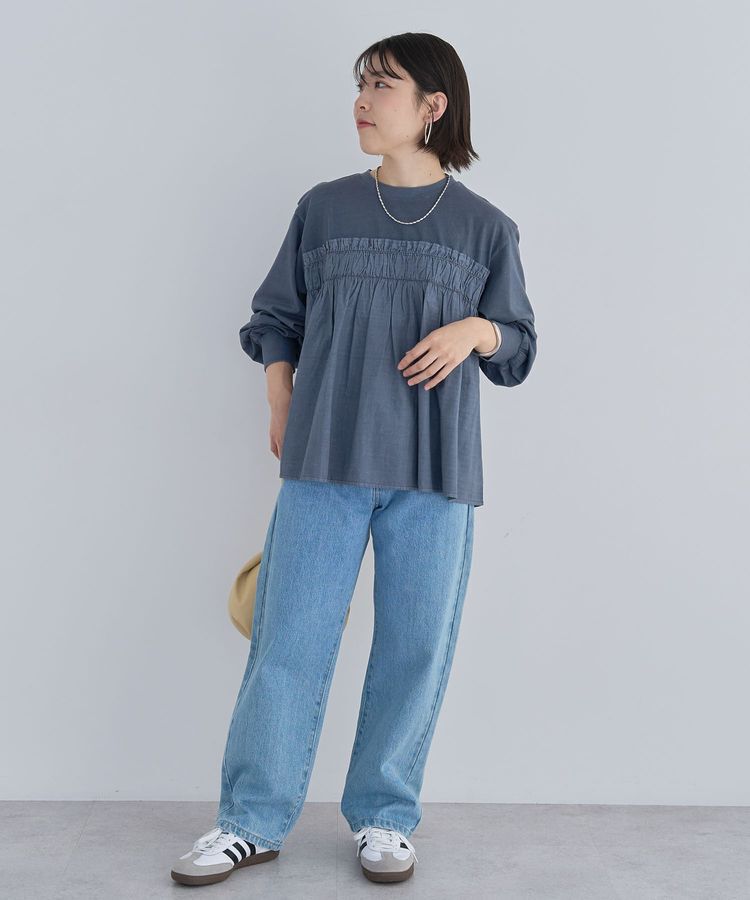 Green Parks「ピグメントドッキングシャーリングプルオーバー」|Tシャツ・カットソー|