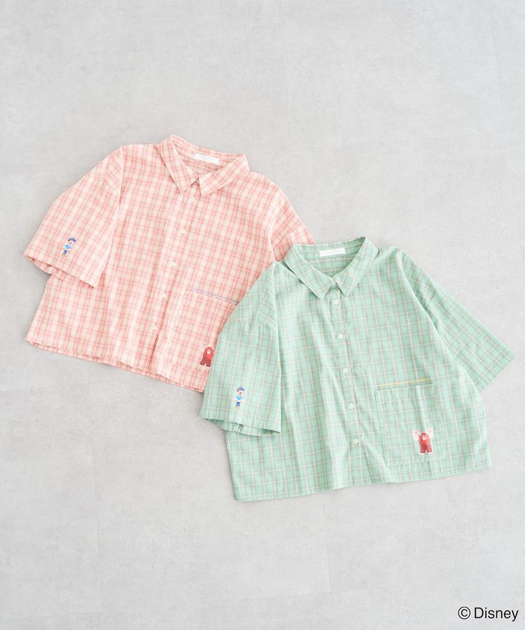 Green Parks「シュガーラッシュ / チェックショート丈シャツ」|シャツ・ブラウス|