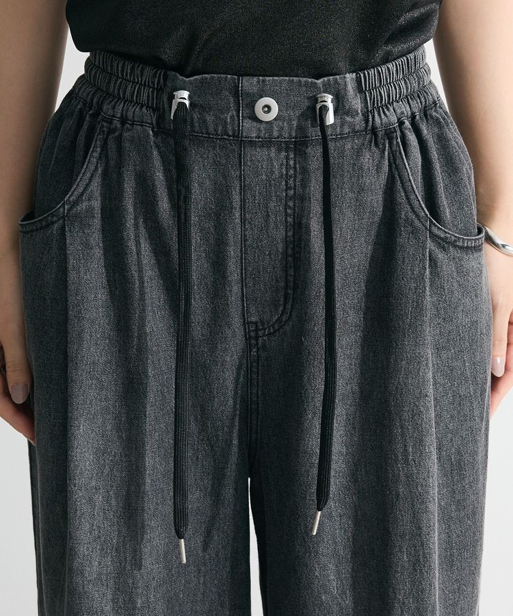 Green Parks「ライトデニムワイドパンツ」|デニム|