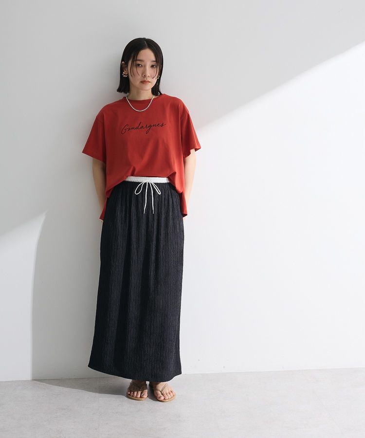 Green Parks「ダブルウエストレイヤードイージーナロースカート」|スカート|