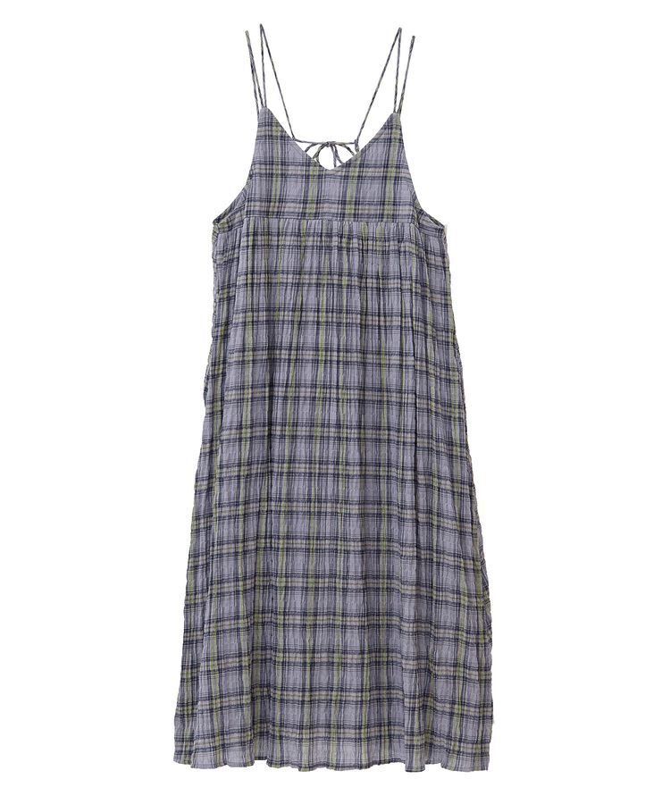 Green Parks「インド綿 ボリュームキャミワンピース」|ワンピース|