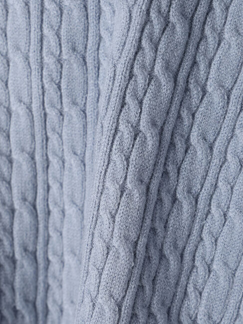 YECCA VECCA「金釦ミニケーブルニット」|ニット・セーター|