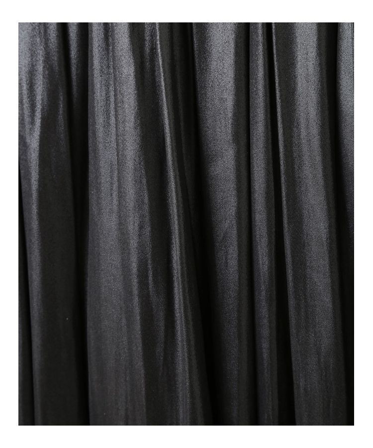 YECCA VECCA「グロッシーコーティングサテンスカート」|スカート|