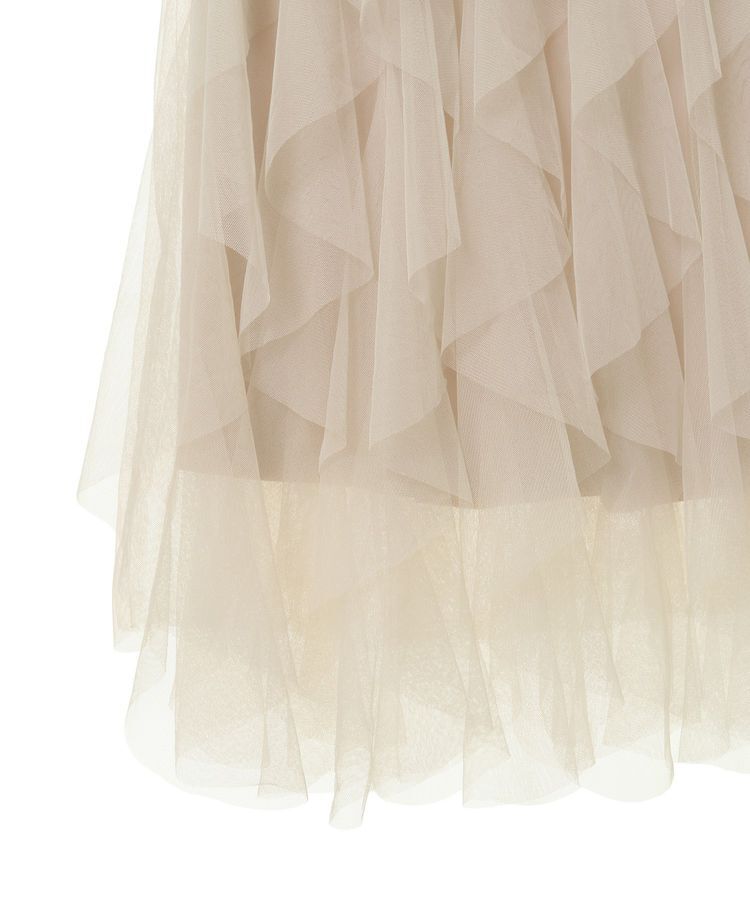 YECCA VECCA「ラッフルチュールスカート」|スカート|