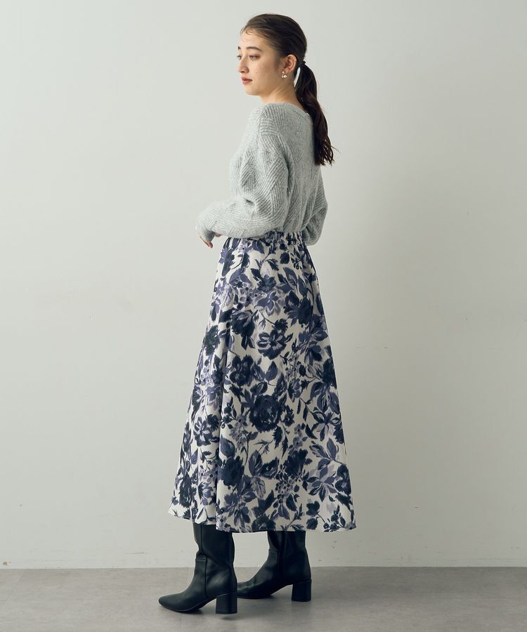 YECCA VECCA「ダイヤ柄スパンコールニット」|ニット・セーター|