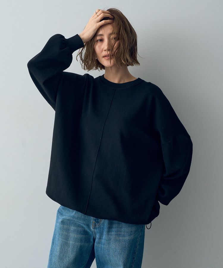 YECCA VECCA「裾ドロストコクーンニット」|ニット・セーター|