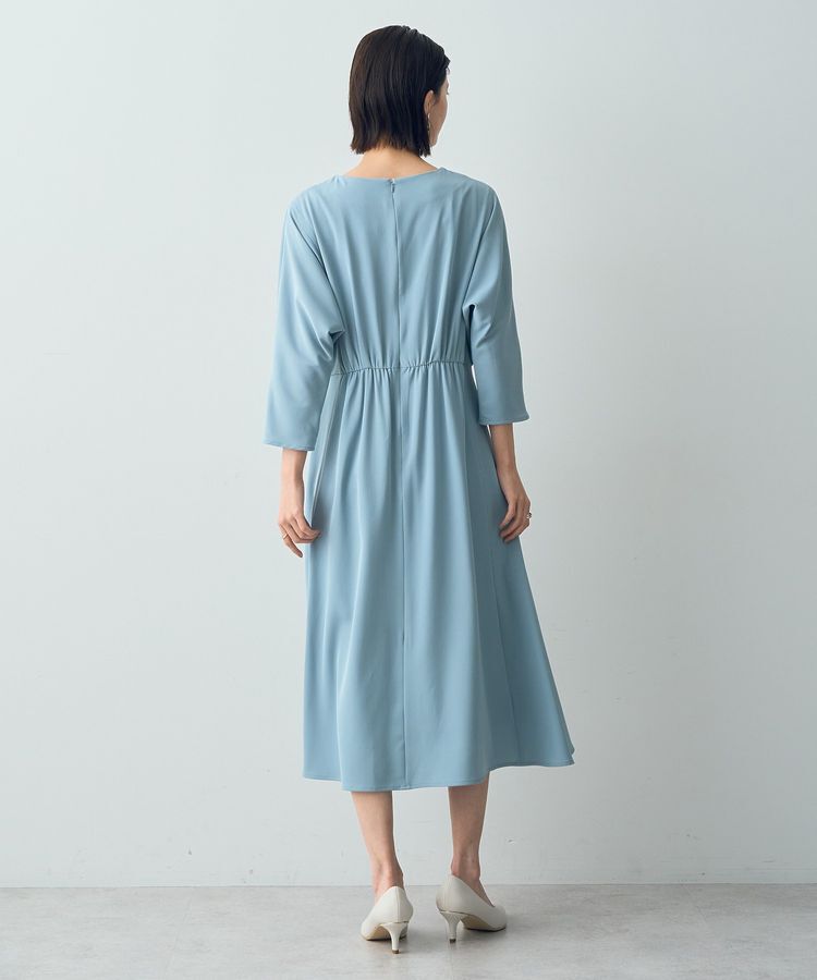YECCA VECCA「タックデザインドレス」|ワンピース|