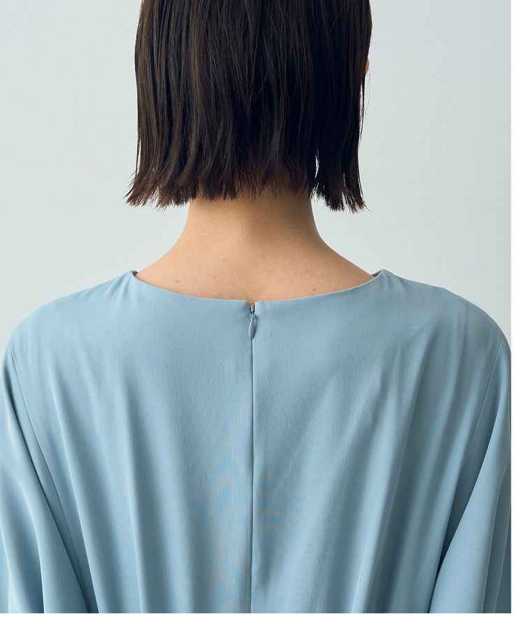 YECCA VECCA「タックデザインドレス」|ワンピース|