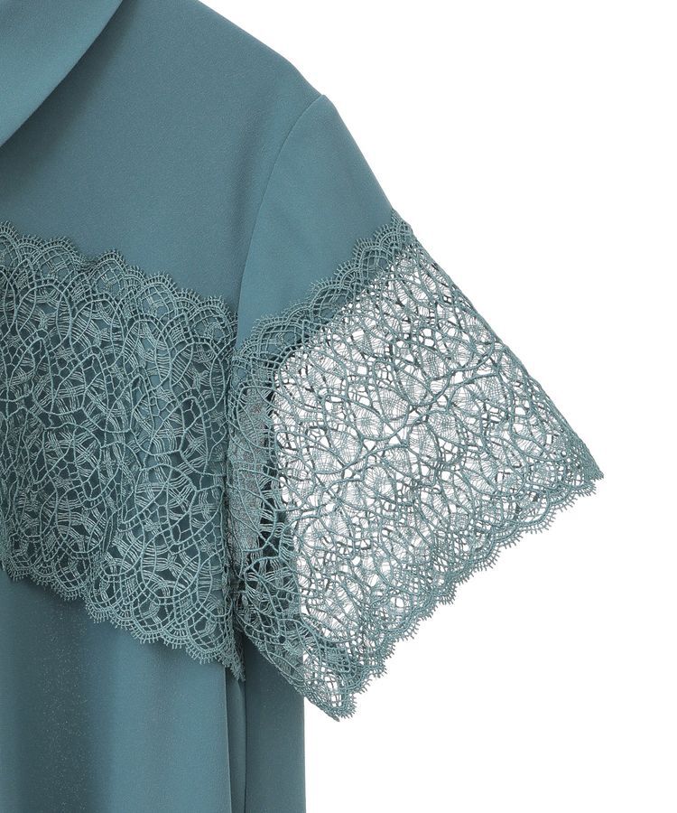 YECCA VECCA「レースMIXブラウス」|シャツ・ブラウス|