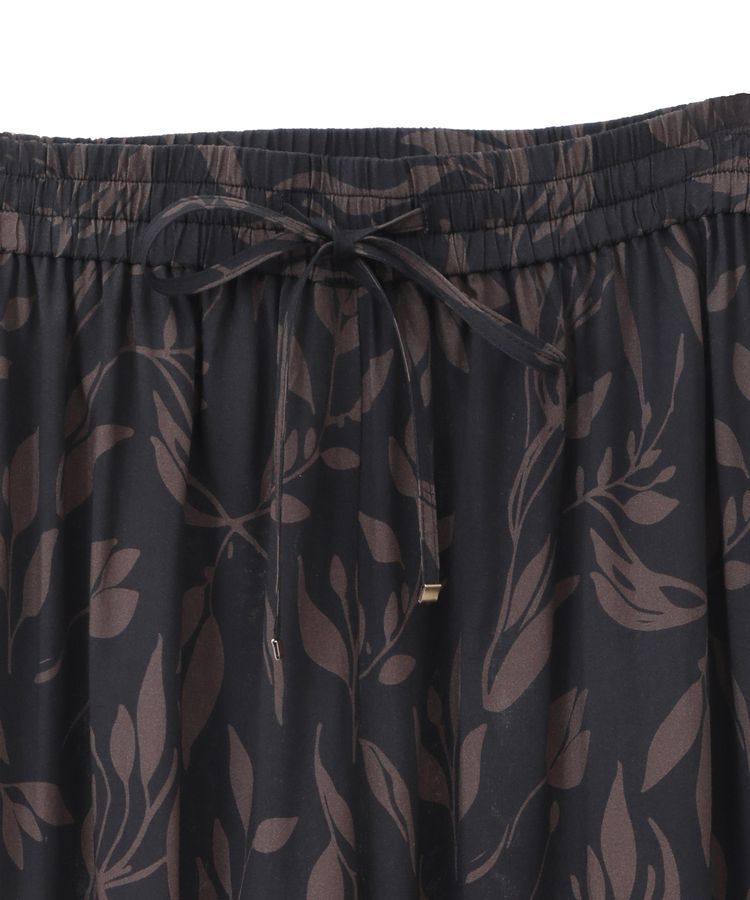 YECCA VECCA「アートプリントスリットワイドパンツ」|その他|