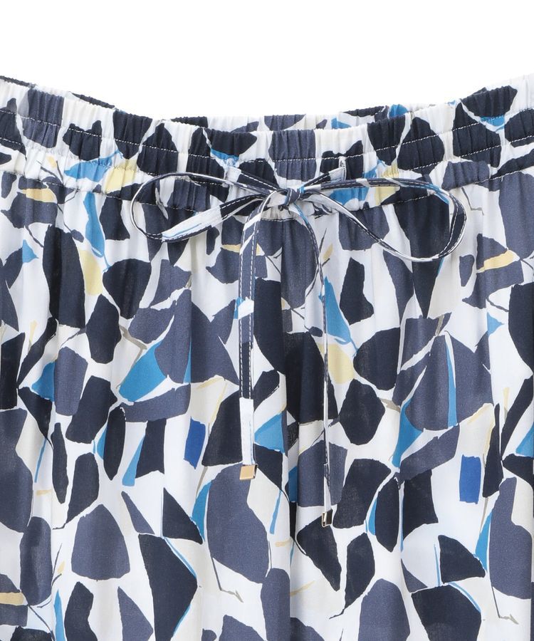 YECCA VECCA「アートプリントスリットワイドパンツ」|その他|