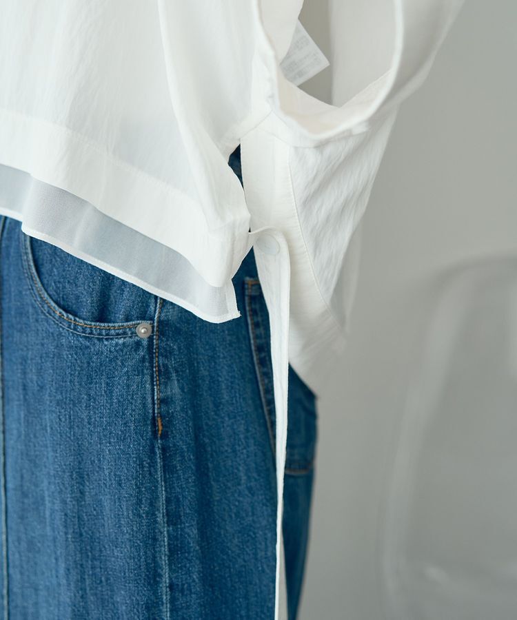 Editt by YECCA VECCA「【接触冷感】クロップドデザインジャケット」|テーラードジャケット|