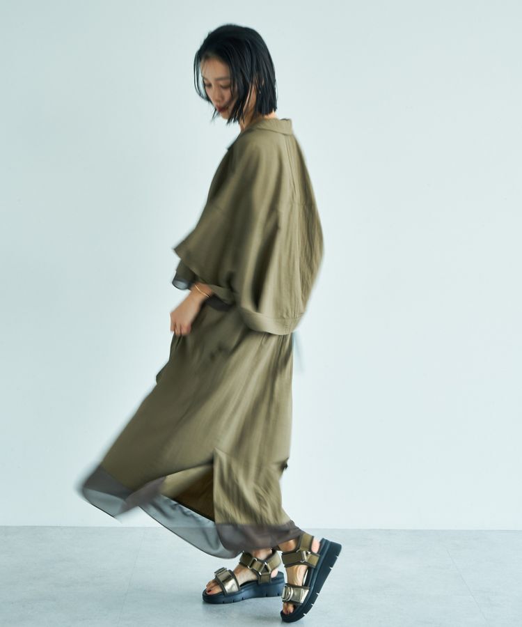 Editt by YECCA VECCA「【接触冷感】クロップドデザインジャケット」|テーラードジャケット|