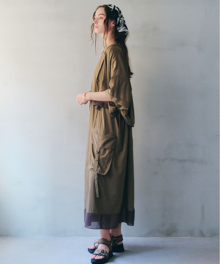 Editt by YECCA VECCA「【接触冷感】クロップドデザインジャケット」|テーラードジャケット|