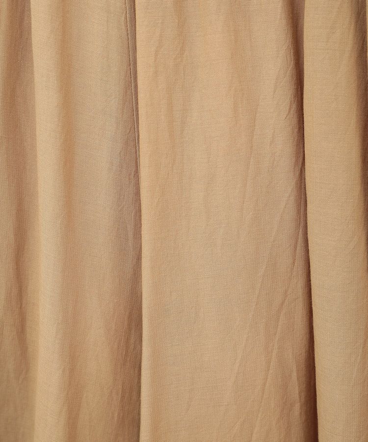 YECCA VECCA「綿レーヨンギャザーロングスカート」|フレア|