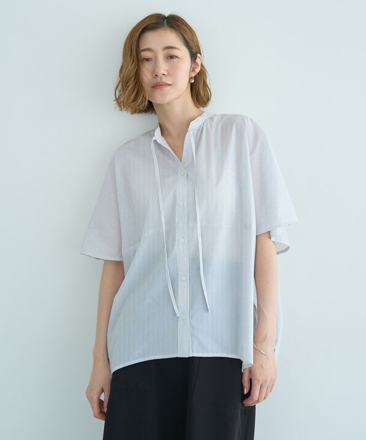 YECCA VECCA「スキッパーコクーンシャツ」|シャツ・ブラウス|